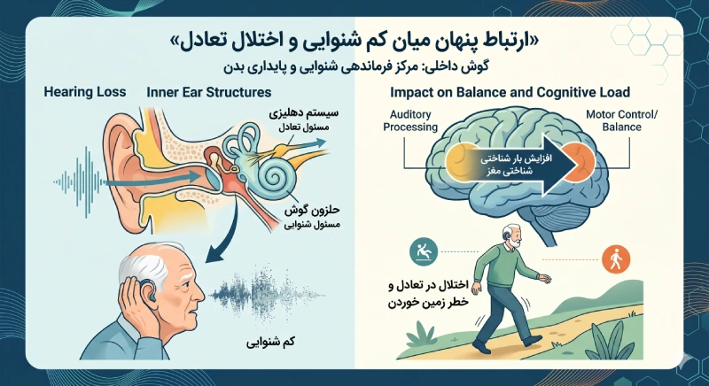 اثر کم شنوایی بر تعادل