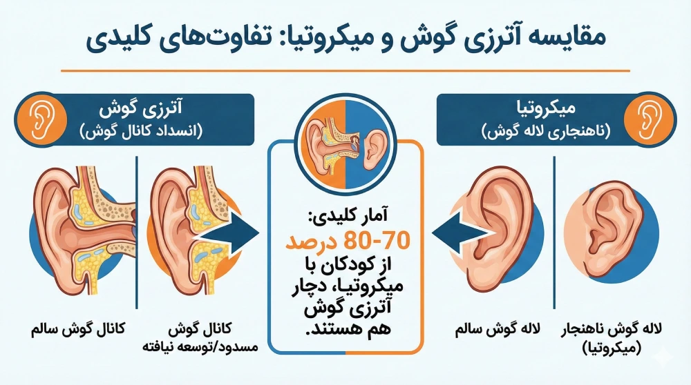 آترزی گوش و میکروتیا؛