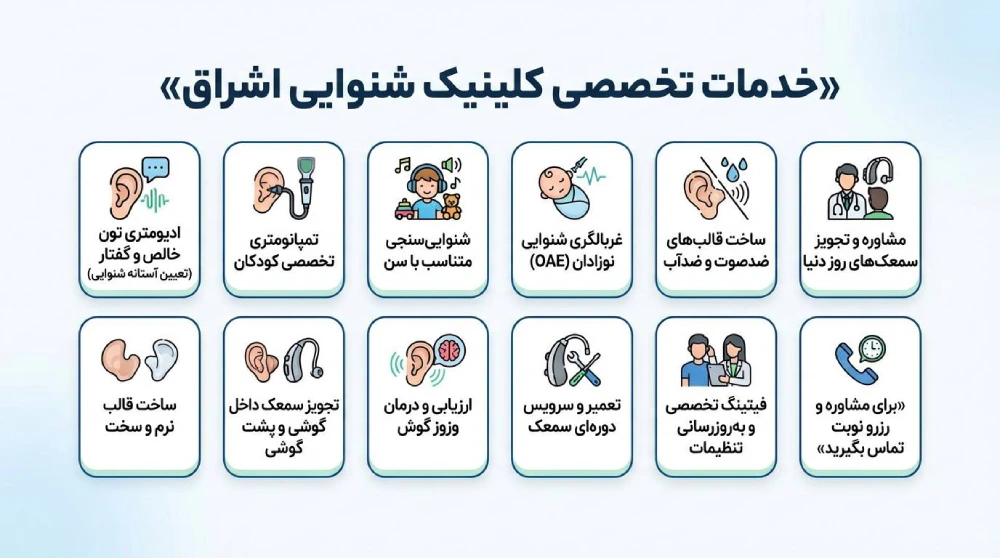خدمات تخصصی سمعک اشراق 